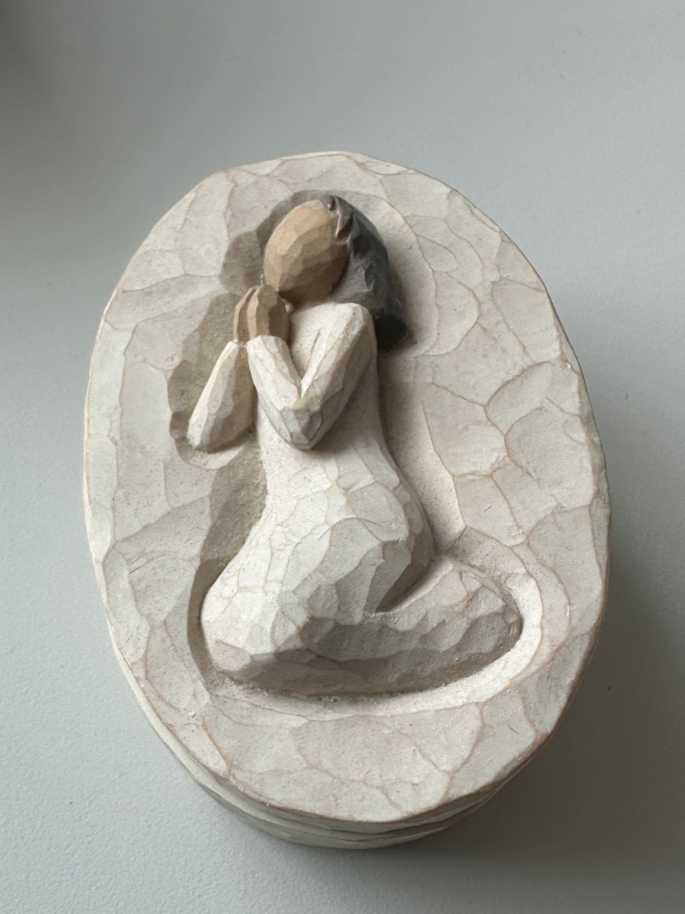 Demdaco Willow Tree Angel Of Prayer 4-inch Trinket Box